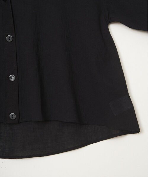 LBC（エルビーシー）の「シアーシャツカーディガン（カーディガン/ボレロ・レディース・ブラック/オフホワイト/ミント・M）」の13枚目の写真