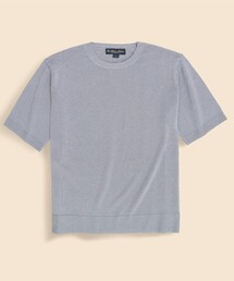 ◆オンラインストア限定◆ ペーパーヤーン クルーネック ショートスリーブ サマーセーター