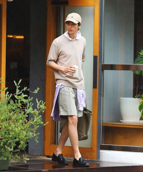 BROOKS BROTHERS(ブルックスブラザーズ)の「◆オンラインストア限定◆ ペーパーヤーン クルーネック ショートスリーブ サマーセーター(ニット/セーター・メンズ・グリーン/グレー/ネイビー/ベージュ・LARGE/MEDIUM/SMALL/X-LARGE)」の7枚目の写真