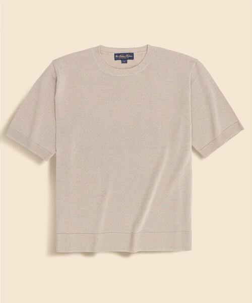 BROOKS BROTHERS(ブルックスブラザーズ)の「◆オンラインストア限定◆ ペーパーヤーン クルーネック ショートスリーブ サマーセーター(ニット/セーター・メンズ・グリーン/グレー/ネイビー/ベージュ・LARGE/MEDIUM/SMALL/X-LARGE)」の8枚目の写真