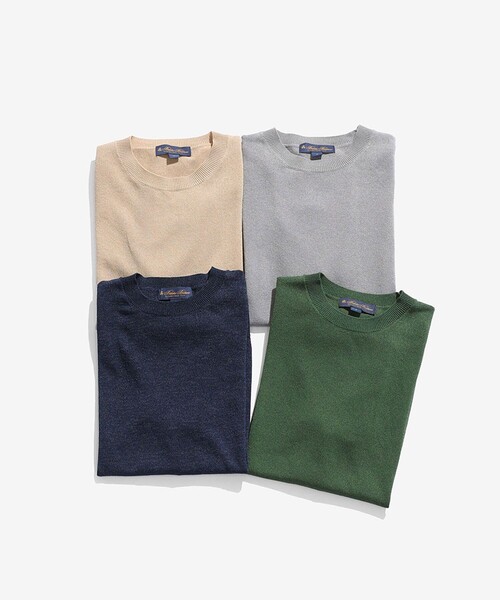 BROOKS BROTHERS(ブルックスブラザーズ)の「◆オンラインストア限定◆ ペーパーヤーン クルーネック ショートスリーブ サマーセーター(ニット/セーター・メンズ・グリーン/グレー/ネイビー/ベージュ・LARGE/MEDIUM/SMALL/X-LARGE)」の18枚目の写真