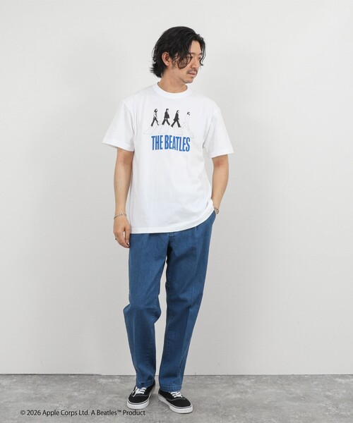 GOOD ROCK SPEED(グッドロックスピード)の「【GOOD ROCK SPEED】THE BEATLES abbey road T プリントTシャツ 26SS(Tシャツ/カットソー・メンズ・ブラック/ホワイト・S/M/L)」の7枚目の写真