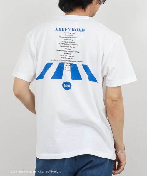 GOOD ROCK SPEED(グッドロックスピード)の「【GOOD ROCK SPEED】THE BEATLES abbey road T プリントTシャツ 26SS(Tシャツ/カットソー・メンズ・ブラック/ホワイト・S/M/L)」の8枚目の写真