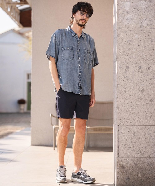 CAMBIO(カンビオ)の「mp14960-アイスファブリックショートパンツ(18081M26CM)(その他パンツ・メンズ・ネイビー/ブラック/カーキ・M/L/XL)」の21枚目の写真