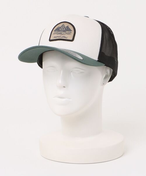 rip curl（リップカール）の「RIP CURL/リップカール キャップ メッシュ 1FMMHE（キャップ・メンズ・ホワイト×グリーン・FREE）」の5枚目の写真