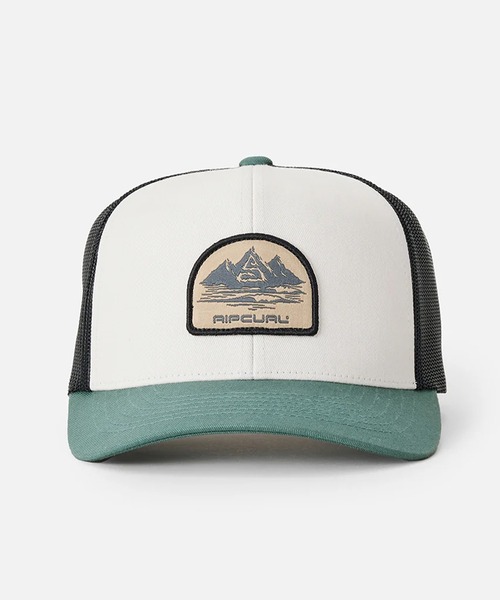 rip curl（リップカール）の「RIP CURL/リップカール キャップ メッシュ 1FMMHE（キャップ・メンズ・ホワイト×グリーン・FREE）」の3枚目の写真