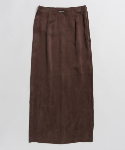 PRANK PROJECT（プランクプロジェクト）の「【2026Summer Pre-Order】ナローマキシスカート / Narrow Maxi Skirt（スカート・レディース・ブラウン/レッド/ブラック・36/38）」の2枚目の写真