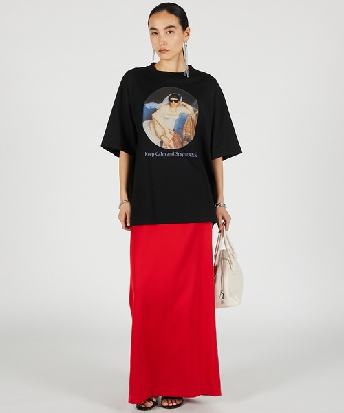 PRANK PROJECT（プランクプロジェクト）の「【2026Summer Pre-Order】ナローマキシスカート / Narrow Maxi Skirt（スカート・レディース・ブラウン/レッド/ブラック・36/38）」の5枚目の写真