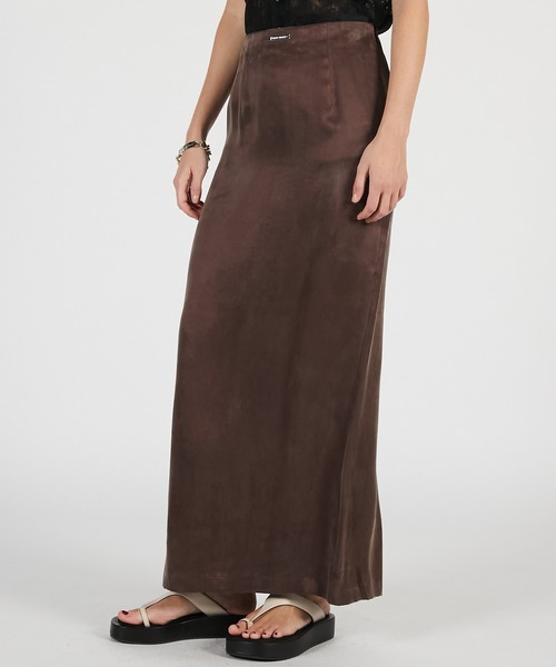 PRANK PROJECT（プランクプロジェクト）の「【2026Summer Pre-Order】ナローマキシスカート / Narrow Maxi Skirt（スカート・レディース・ブラウン/レッド/ブラック・36/38）」の18枚目の写真