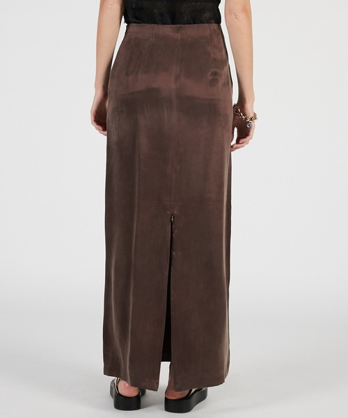 PRANK PROJECT（プランクプロジェクト）の「【2026Summer Pre-Order】ナローマキシスカート / Narrow Maxi Skirt（スカート・レディース・ブラウン/レッド/ブラック・36/38）」の19枚目の写真