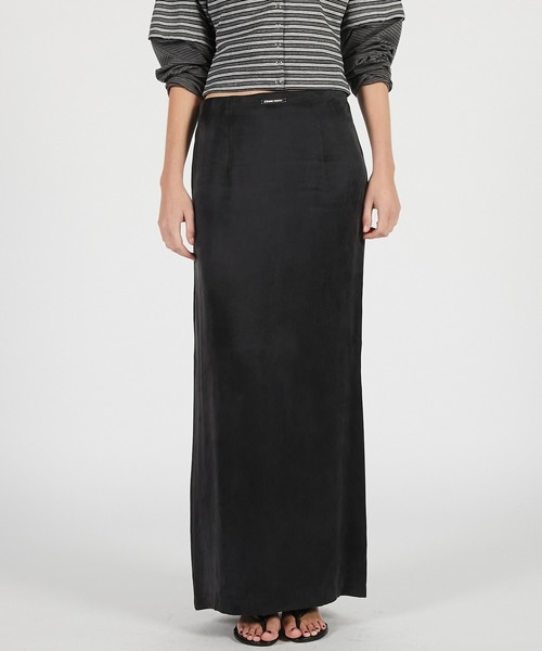 PRANK PROJECT（プランクプロジェクト）の「【2026Summer Pre-Order】ナローマキシスカート / Narrow Maxi Skirt（スカート・レディース・ブラウン/レッド/ブラック・36/38）」の9枚目の写真