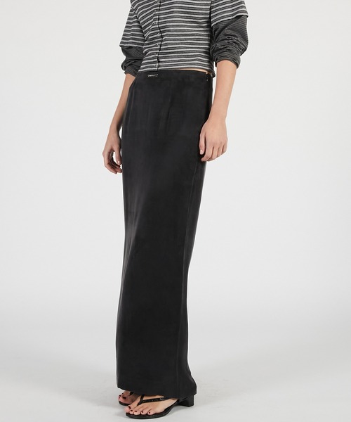 PRANK PROJECT（プランクプロジェクト）の「【2026Summer Pre-Order】ナローマキシスカート / Narrow Maxi Skirt（スカート・レディース・ブラウン/レッド/ブラック・36/38）」の14枚目の写真