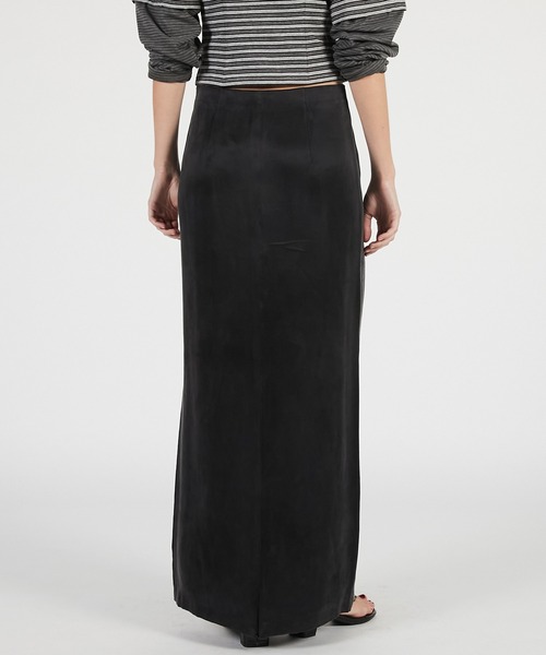 PRANK PROJECT（プランクプロジェクト）の「【2026Summer Pre-Order】ナローマキシスカート / Narrow Maxi Skirt（スカート・レディース・ブラウン/レッド/ブラック・36/38）」の15枚目の写真