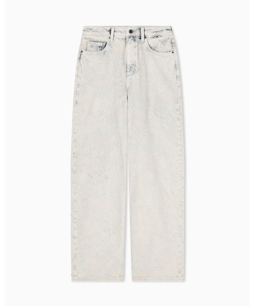 ARMANI EXCHANGE(アルマーニエクスチェンジ)の「【A|X アルマーニ エクスチェンジ】IA リーフパターン ブリーチデニムパンツ_J38 RELAXED(デニムパンツ・レディース・ベージュ・24inch/25inch/26inch/27inch/28inch/29inch)」の5枚目の写真