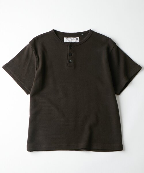 WHO'S WHO gallery(フーズフーギャラリー)の「【Sourcream】ワッフルヘンリーS/STEE(Tシャツ/カットソー・レディース・オフホワイト/グレー/ブラック/ブラック系その他・SMALL/MEDIUM/LARGE)」の21枚目の写真