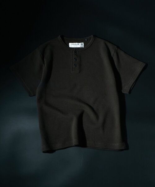 WHO'S WHO gallery(フーズフーギャラリー)の「【Sourcream】ワッフルヘンリーS/STEE(Tシャツ/カットソー・レディース・オフホワイト/グレー/ブラック/ブラック系その他・SMALL/MEDIUM/LARGE)」の22枚目の写真