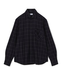 ERRICO FORMICOLA | ERRICO FORMICOLA コットンチェック オーバーシャツ(シャツ/ブラウス)