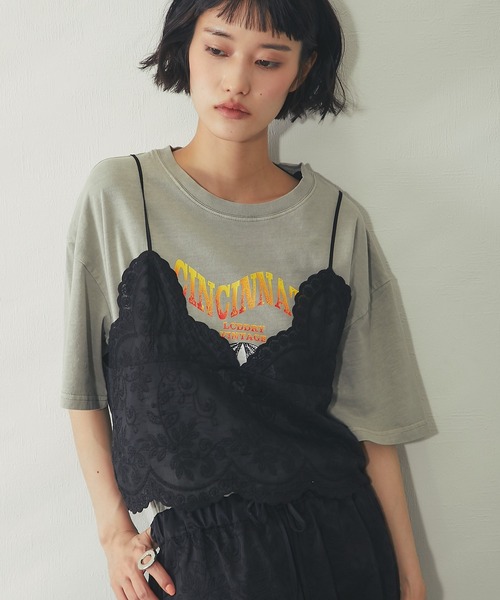 ANOTHER S(アナザーエス)の「【セットアップ対応】スカラップ 刺繍 レース バックリボン キャミ ビスチェ(キャミソール・レディース・ブラック/オフホワイト・FREE)」の16枚目の写真