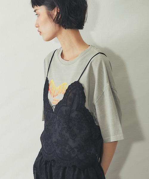 ANOTHER S(アナザーエス)の「【セットアップ対応】スカラップ 刺繍 レース バックリボン キャミ ビスチェ(キャミソール・レディース・ブラック/オフホワイト・FREE)」の15枚目の写真