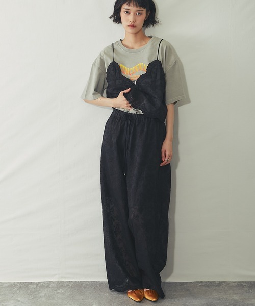 ANOTHER S(アナザーエス)の「【セットアップ対応】スカラップ 刺繍 レース バックリボン キャミ ビスチェ(キャミソール・レディース・ブラック/オフホワイト・FREE)」の18枚目の写真
