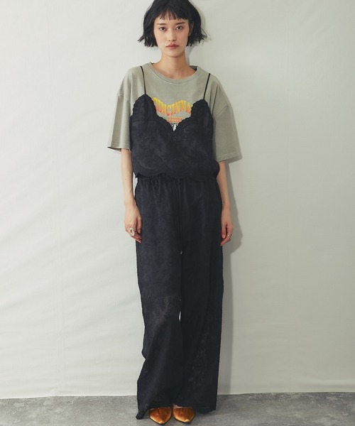 ANOTHER S(アナザーエス)の「【セットアップ対応】スカラップ 刺繍 レース バックリボン キャミ ビスチェ(キャミソール・レディース・ブラック/オフホワイト・FREE)」の20枚目の写真