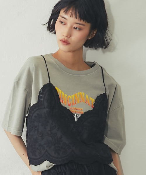 ANOTHER S(アナザーエス)の「【セットアップ対応】スカラップ 刺繍 レース バックリボン キャミ ビスチェ(キャミソール・レディース・ブラック/オフホワイト・FREE)」の21枚目の写真