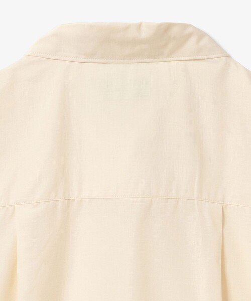 LACOSTE(ラコステ)の「ドライタッチ クロップ ハーフスリーブシャツ(シャツ/ブラウス・レディース・ピンク/オフホワイト・40/36/38/34)」の9枚目の写真