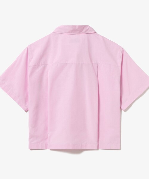 LACOSTE(ラコステ)の「ドライタッチ クロップ ハーフスリーブシャツ(シャツ/ブラウス・レディース・ピンク/オフホワイト・40/36/38/34)」の19枚目の写真