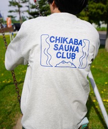 CHIKABA | 【CHIKABA SAUNA CLUB】 プリント 半袖 ピスネーム入りTシャツ(Tシャツ/カットソー)