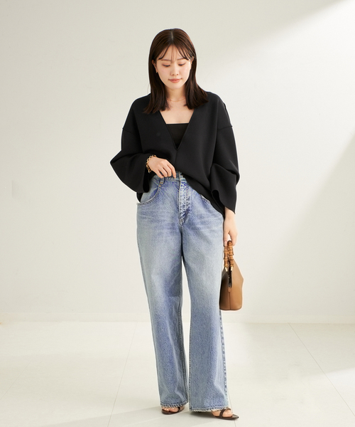 plage（プラージュ）の「《追加》R’IAM WIDE デニム 7（デニムパンツ・レディース・ブルー・32/34/36/38）」の8枚目の写真