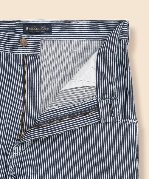 BROOKS BROTHERS（ブルックスブラザーズ）の「コットン　ペインターパンツ　Made in USA（デニムパンツ・メンズ・ブルー/ストライプ/ナチュラル・32inch/34inch/36inch/30inch）」の5枚目の写真