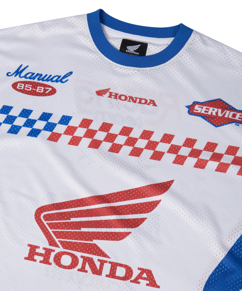 PHYPS MOTORCYCLE（フィップスモーターサイクル）の「Service Manual Motor Jersey White（Tシャツ/カットソー・レディース・その他・SMALL/MEDIUM/LARGE/X-LARGE）」の4枚目の写真