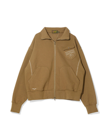 OGARP（オガープ）の「High Neck Zip-up Sweat Shirt Camel（パーカー）」