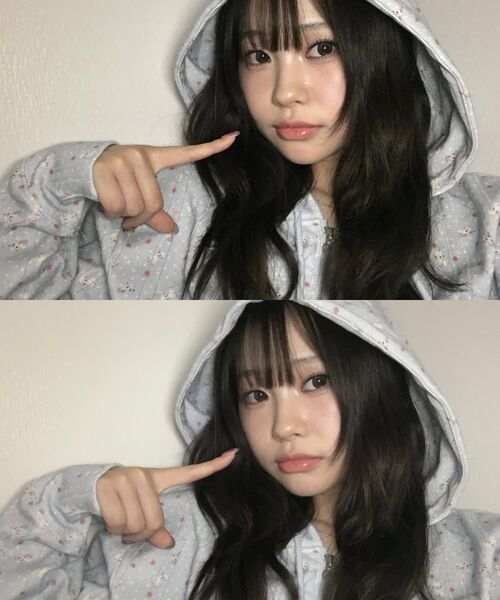 YOUHEE(ユヒ)の「SHEEP PATTERN EYELET HOOD ZIP-UP_LIGHT BLUE(パーカー・レディース・その他・FREE)」の8枚目の写真