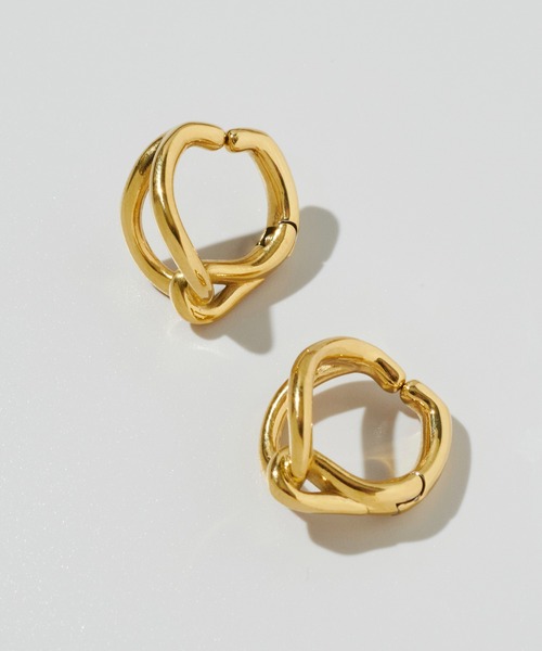 GOLDY(ゴールディ)の「【金属アレルギー軽減】ノット ドロップ ワンタッチ ステンレス イヤリング(イヤリング・レディース・ゴールド/シルバー・FREE)」の10枚目の写真