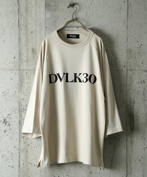 DEVILOCK(デビロック)の「DEVILOCK RAGLAN RELAX LOGO 3/4TEE(Tシャツ/カットソー・メンズ・ブラック/ネイビー/ベージュ/ホワイト・X-LARGE/LARGE/MEDIUM)」の14枚目の写真