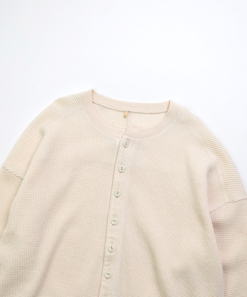 Brocante（ブロカント）の「[Brocante / ブロカント] BDワッフル ゴーフルカルディガン（カーディガン/ボレロ・レディース・アイボリー/グレー・2）」の8枚目の写真
