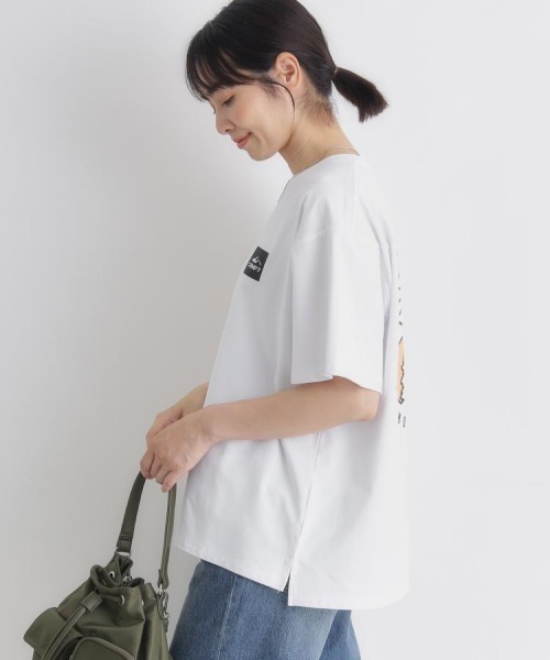 CAMP7(キャンプセブン)の「CAMP7(キャンプ7)CAMP7ロゴTシャツ(Tシャツ/カットソー・レディース・ダークグレー/ホワイト/ブラック・S/M/L)」の7枚目の写真