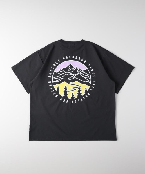 CAMP7(キャンプセブン)の「CAMP7(キャンプ7)CAMP7ロゴTシャツ(Tシャツ/カットソー・レディース・ダークグレー/ホワイト/ブラック・S/M/L)」の10枚目の写真