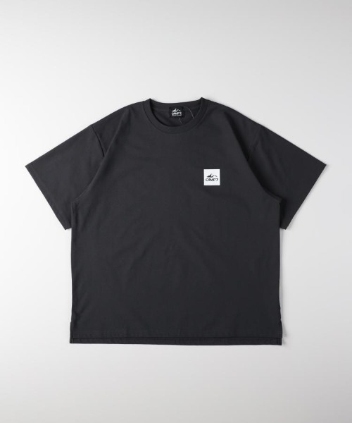 CAMP7(キャンプセブン)の「CAMP7(キャンプ7)CAMP7ロゴTシャツ(Tシャツ/カットソー・レディース・ダークグレー/ホワイト/ブラック・S/M/L)」の13枚目の写真