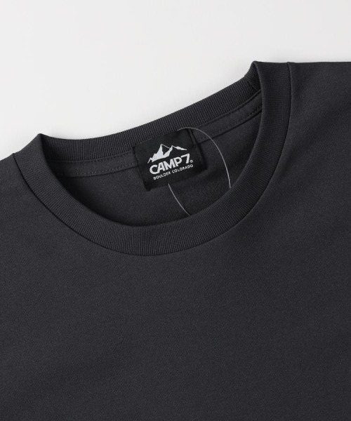 CAMP7(キャンプセブン)の「CAMP7(キャンプ7)CAMP7ロゴTシャツ(Tシャツ/カットソー・レディース・ダークグレー/ホワイト/ブラック・S/M/L)」の16枚目の写真
