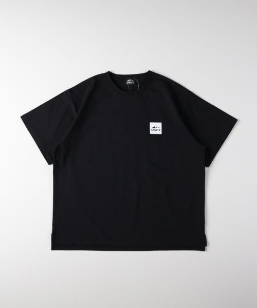 CAMP7(キャンプセブン)の「CAMP7(キャンプ7)CAMP7ロゴTシャツ(Tシャツ/カットソー・レディース・ダークグレー/ホワイト/ブラック・S/M/L)」の20枚目の写真