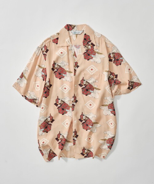 NIPOALOHA(ニポアロハ)の「【NIPOALOHA/二ポアロハ】RAYON SHORT SLEEVE ALOHA SHIRT(シャツ/ブラウス・メンズ・ベージュ・XL/XXL/L)」の1枚目の写真