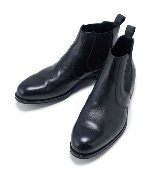 MEN'S BIGI(メンズビギ)の「レザーサイドゴアブーツ(ブーツ・メンズ・ブラウン/ブラック・01/02/03)」の2枚目の写真