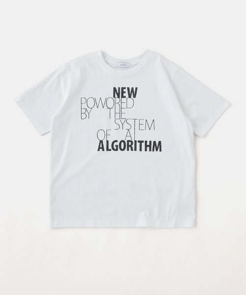 B.C STOCK(ベーセーストック)の「フェイドフロッキープリント Tシャツ(Tシャツ/カットソー・メンズ・ホワイト/ピンク・LARGE/MEDIUM)」の1枚目の写真