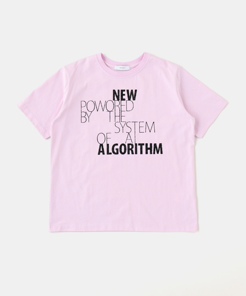 B.C STOCK(ベーセーストック)の「フェイドフロッキープリント Tシャツ(Tシャツ/カットソー・メンズ・ホワイト/ピンク・LARGE/MEDIUM)」の2枚目の写真