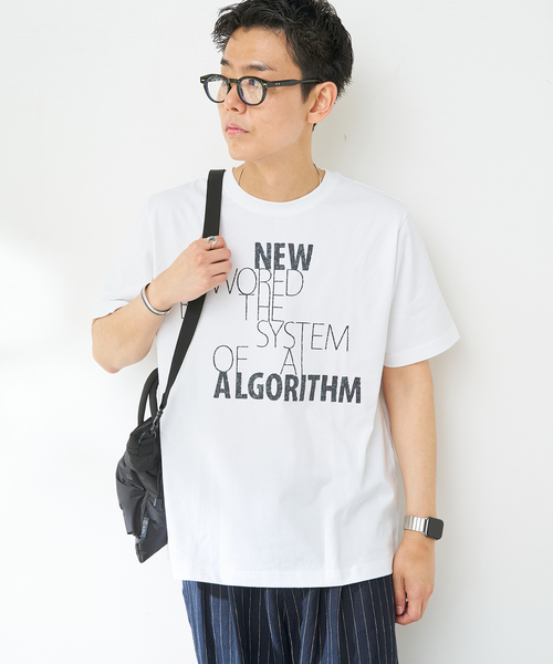 B.C STOCK（ベーセーストック）の「フェイドフロッキープリント Tシャツ（Tシャツ/カットソー・メンズ・ホワイト/ピンク/ベージュ・LARGE/MEDIUM）」の14枚目の写真