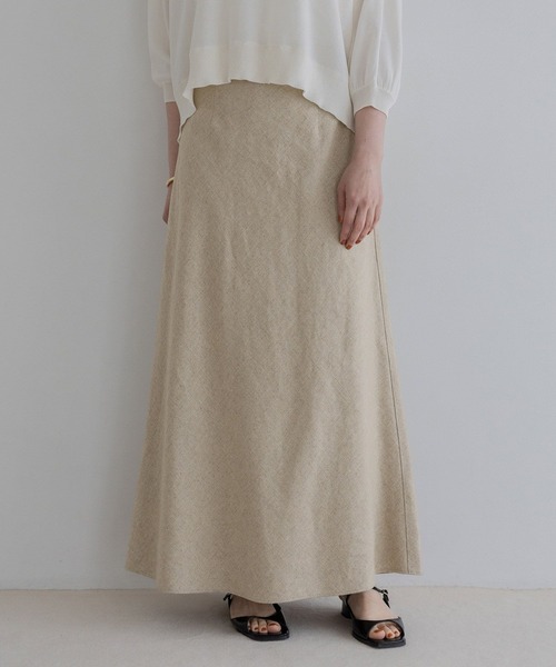 A part by(アパートバイ)の「【Sサイズ展開】リネンマキシスカート(スカート・レディース・ブラック/オレンジ系その他3・MEDIUM/SMALL)」の20枚目の写真