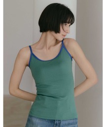 YANUK（ヤヌーク）の「「OUR WACOAL×YANUK」　カップ付きバイカラーキャミソール（インナーウェア/肌着）」