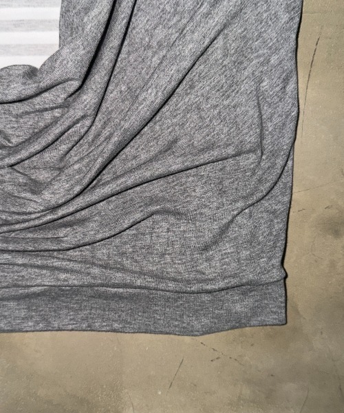 SHAGGIE(シャギー)の「ボーダーチューブトップ付きカシュクールルーズトップス(Tシャツ/カットソー・レディース・ブラック/グレー/ホワイト・FREE)」の18枚目の写真